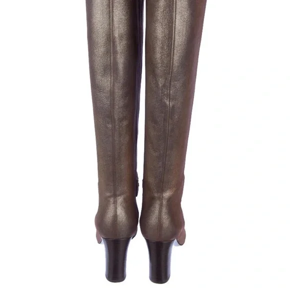 NWOT - Brown Chanel Iridescent boots - Picture 9 of 9